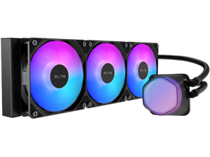 COOLER MASTER 360 Elite Liquid CPU Liquid Cooler, Dual-Chamber Pump, Customizable aRGB Lighting, Maintenance-Free, Easy Install, AMD Ryzen 9 AM5|4, Intel Ultra i9 LGA 1851|1700 Design (MLX-D36M-A20PC)