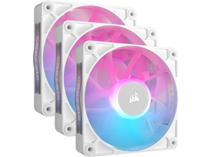 CORSAIR RX RGB Series, iCUE LINK RX120 RGB White, 120mm Fan, Triple Pack CORSAIR RX RGB Series, iCUE LINK RX120 RGB White, 120mm Fan, Triple Pack