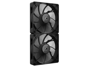 CORSAIR iCUE LINK RX140 MAX 140mm PWM Thick Fans - Starter Kit – High Static Pressure Fan  – Up to 1,600 RPM – 30mm Thickness – iCUE LINK System Hub Included
