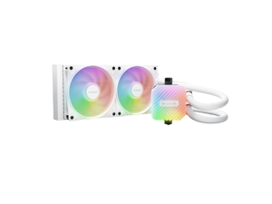 be quiet! Light Loop 240mm White CPU liquid cooler for heavily overclocked systems, 2x Light Wings LX 120mm PWM high-speed White ARGB fan, Stylish ARGB cooling block, ARGB-PWM-Hub BW021