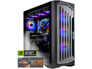 Skytech Legacy Gaming PC Desktop, Ryzen 7 9800X3D 4.7 GHz (5.2 GHz Turbo), X670 Motherboard,NVIDIA RTX 5080 16GB GDDR7, 1TB Gen4 SSD, 32GB DDR5 6000, 1000W GOLD ATX 3.0, 360mm AIO , Wi-Fi, Win 11 Home