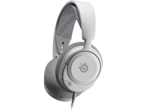 SteelSeries Arctis Nova 1 Multi-System Gaming Headset — Hi-Fi Drivers — 360° Spatial Audio — Comfort Design — Durable — Ultra Lightweight — Noise-Cancelling Mic — PC, PS5/PS4, Switch, Xbox - White