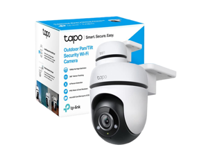 Tapo 1080P Outdoor Wired Pan/Tilt Security Wi-Fi Camera, 360° View, Motion Tracking, Works with Alexa & Google Home, Night Vision, Free AI Detection, Cloud & SD Card Storage(up to 512GB) (Tapo C500)