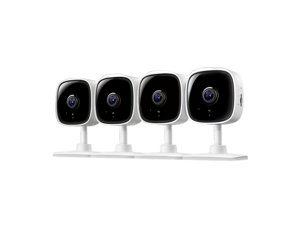 TP-Link Tapo Smart Home Security WiFi Camera, Records in 1080p (Full HD) | Up to 40 ft Night Vision | Up to 512 GB microSD Card Slot | C100(4-Pack)