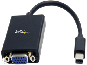 StarTech.com MDP2VGA Mini DisplayPort to VGA Adapter - Black - 1080p - Thunderbolt to VGA Monitor Adapter - Mini DP to VGA Converter