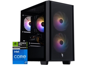 Acer Nitro 60 Gaming Desktop PC, Intel Core i7-14700F, NVIDIA GeForce RTX 5070 Ti Graphics (1406 AI TOPS), 32GB DDR5 Memory, 2TB PCIe 4.0 NVMe SSD, Windows 11 Home, N60-640-UR25