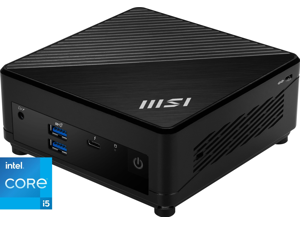 MSI Desktop Computer Cubi 5 12M-202US Intel Core i5-1235U 16GB DDR4 500GB PCIe SSD Intel Iris Xe Graphics Windows 11 Pro 64-bit MSI Desktop Computer Cubi 5 12M-202US Intel Core i5-1235U 16GB DDR4 500GB PCIe SSD Intel Iris Xe Graphics Windows 11 Pro 64-bit