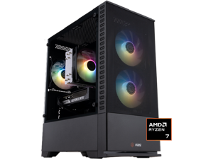 ABS Cyclone Aqua Gaming PC - Windows 11 - AMD Ryzen 7 9700X - GeForce RTX 5060 TI 16G - DLSS 4 - AI-Powered Performance - 32GB DDR5 6000MHz - 1TB M.2 NVMe SSD - CA9700X5060TI