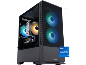 ABS Cyclone Aqua Gaming PC - Windows 11 - Intel Core i7-14700F - GeForce RTX 4060 - DLSS 4 - AI-Powered Performance - 32GB DDR5 6000MHz - 1TB M.2 NVMe SSD - CA14700F40604