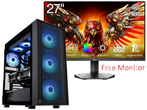 ABS Eurus Ruby Gaming PC - Windows 11 - AMD Ryzen 7 9800X3D - GeForce RTX 5090 - DLSS 4 - AI-Powered Performance - 32GB DDR5 6400MHz - 2TB M.2 NVMe SSD - ER9800X3D50903