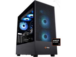 ABS Aeolian Ruby Gaming PC - Windows 11 - AMD Ryzen 7 9800X3D - Radeon RX 9070 XT - 32GB DDR5 6000MHz - 2TB M.2 NVMe SSD - AR9800X3D9070XT