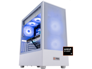 ABS Aeolian Ruby Gaming PC - Windows 11 - AMD Ryzen 7 7800X3D - GeForce RTX 5070 Ti - DLSS 4 - AI-Powered Performance - 32GB DDR5 6000MHz - 2TB M.2 NVMe SSD - AR7800X3D5070TI
