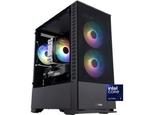 ABS Cyclone Aqua Gaming PC - Windows 11 - Intel Core Ultra 7 265KF - GeForce RTX 5070 - DLSS 4 - AI-Powered Performance - 32GB DDR5 6000MHz - 1TB M.2 NVMe SSD - CA265KF5070