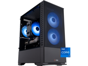 ABS Cyclone Aqua Gaming PC - Windows 11 - Intel Core i7-14700F - GeForce RTX 5060 - DLSS 4 - AI-Powered Performance - 32GB DDR4 3200MHz - 1TB M.2 NVMe SSD - CA14700F5060