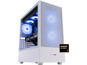 ABS Aeolian Ruby Gaming PC - Windows 11 - AMD Ryzen 7 7800X3D - GeForce RTX 5070 Ti - DLSS 4 - AI-Powered Performance - 32GB DDR5 6000 - 2TB M.2 NVMe SSD - AR7800X3D5070TI2