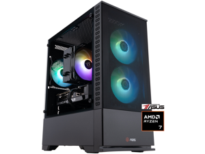 ABS Cyclone Ruby Gaming PC -  Powered by Asus - Windows 11 - AMD Ryzen 7 9700X - GeForce RTX 5060 Ti -  DLSS 4 - AI-Powered Performance - 32GB DDR5 6400 - 1TB M.2 NVMe SSD - CR9700X5060TI3