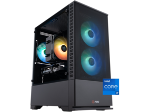 ABS Cyclone Aqua Gaming PC - Windows 11 - Intel Core i7-14700F - GeForce RTX 5060 -  DLSS 4 - AI-Powered Performance - 32GB DDR5 6400 - 1TB M.2 NVMe SSD - CA14700F50602