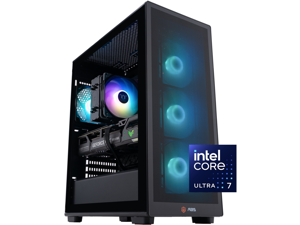 ABS Stratos II Aqua Gaming PC - Windows 11 - Intel Core Ultra 7 265KF - GeForce RTX 5070 - DLSS 4 - AI-Powered Performance - 32GB DDR5 6400 - 2TB M.2 NVMe SSD - SA265KF50702