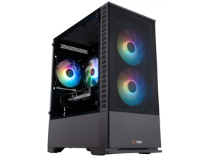 ABS Cyclone Aqua Gaming PC - Windows 11 - Intel Core 5 Processor 120 - GeForce RTX 5060 - DLSS 4 - AI-Powered Performance - 32GB DDR4 3200MHz - 1TB M.2 NVMe SSD - CA120F5060