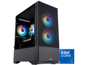 ABS Cyclone Aqua Gaming PC - Windows 11 - Intel Core 5 Processor 120 - GeForce RTX 5060 - DLSS 4 - AI-Powered Performance - 32GB DDR4 3200MHz - 1TB M.2 NVMe SSD - CA120F5060