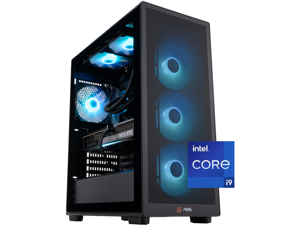 ABS Stratos Aqua Gaming PC - Windows 11 - Intel Core i9-14900KF - GeForce RTX 5070 Ti - DLSS 4 - AI-Powered Performance - 32GB DDR5 6400MHz - 2TB M.2 NVMe SSD - SA14900KF5070TI