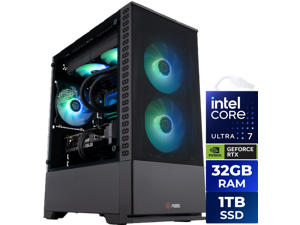 ABS Cyclone Aqua Prebuilt Gaming PC Powered by Asus - Windows 11 - Intel Core Ultra 7 270K Plus - GeForce RTX 5060 Ti 16GB - DLSS 4 - 32GB DDR5 - 1TB NVMe SSD ABS Cyclone Aqua Prebuilt Gaming PC Powered by Asus - Windows 11 - Intel Core Ultra 7 270K Plus - GeForce RTX 5060 Ti 16GB - DLSS 4 - 32GB DDR5 - 1TB NVMe SSD