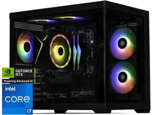 STORMCRAFT Gaming PC SIRIUS Intel Core i7-14700F NVIDIA GeForce RTX 5060 Ti 16GB – AI Powered 32GB 6000MHz RGB 2TB NVMe SSD 650W PSU Windows 11 Home - SI1470FCC-56VN1