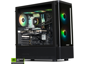 STORMCRAFT Gaming PC SKYHAWK PRO Intel Core i9-14900KF NVIDIA GeForce RTX 5070 Ti – AI Powered 32GB DDR5 6000MHz RGB 2TB NVMe SSD 360mm AIO  850W PSU Windows 11 Home - SP149KFCC-57TN1
