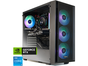 STORMCRAFT Gaming PC SCORPIO Intel Core i5-14400F NVIDIA GeForce RTX 5060  – AI Powered 32GB DDR4 3200MHz RGB 1TB NVMe SSD 650W PSU Windows 11 Home - SC1440FCB-560N1