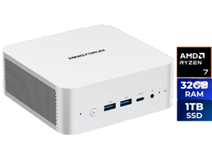 MINISFORUM Mini PC X1-255 AMD Ryzen 7 255 32GB DDR5 1TB SSD AMD Radeon 780M Windows 11 Home - OEM MINISFORUM Mini PC X1-255 AMD Ryzen 7 255 32GB DDR5 1TB SSD AMD Radeon 780M Windows 11 Home - OEM