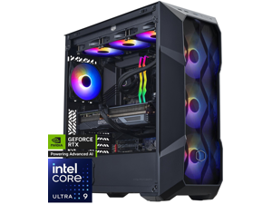 Cooler Master TD5 Pro - Intel Core Ultra 9-285K - GeForce RTX 5090 - 32GB DDR5 6000MHz - 2TB M.2 NVMe SSD - Windows 11 - 360mm AIO - Gaming PC (AYG-M6C9-N69GIA32-N1)