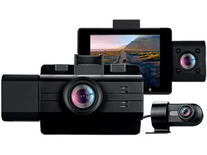 GekoGear Scout Pro 3-Channel Wi-Fi Dash Cam | 2K Camera