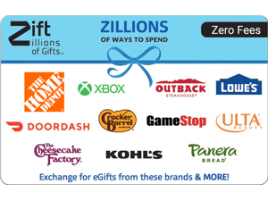 Zift Zillions $500 Gift Card (Email Delivery)