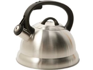 MR. COFFEE 91407.02 Flintshire 1.75-Quart Stainless Steel Whistling Tea Kettle, Silver MR. COFFEE 91407.02 Flintshire 1.75-Quart Stainless Steel Whistling Tea Kettle, Silver