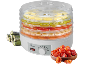 Rosewill Food Dehydrator Machine, 5 BPA-Free 12.6’ Trays, Adjustable Temperature Controls | 95-158°F | 350W, Jerky, Herbs, Fruit, Veggies, Dried Snacks Rosewill Food Dehydrator Machine, 5 BPA-Free 12.6’ Trays, Adjustable Temperature Controls | 95-158°F | 350W, Jerky, Herbs, Fruit, Veggies, Dried Snacks