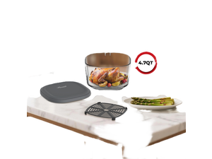 Rosewill 4.7QT Transparent Glass Cooking Pot with Storage Lid Rosewill 4.7QT Transparent Glass Cooking Pot with Storage Lid