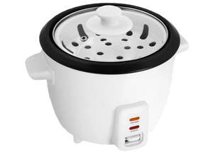 Elite Cuisine ERC500 6 Cup Non-Stick Rice Cooker with Steam Tray Elite Cuisine ERC500 6 Cup Non-Stick Rice Cooker with Steam Tray