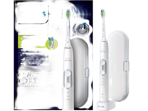 Philips Sonicare ProtectiveClean 6100 Rechargeable Electric Power Toothbrush, White (HX6877/21)
