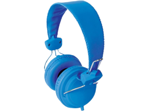 HamiltonBuhl FV-BLU Favoritz Mid-Sized TRRS Headset with In-Line Microphone - Blue