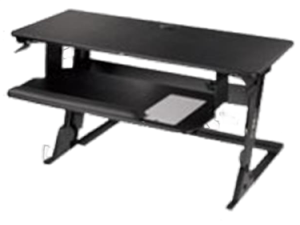 3M SD70B Precision Standing Desk XL Easy Lift, Primary Work Surface Large Enough to Fit Two 27" Monitors and Lift Up to 45 lbs - Black - MMM SD70B 3M SD70B Precision Standing Desk XL Easy Lift, Primary Work Surface Large Enough to Fit Two 27" Monitors and Lift Up to 45 lbs - Black - MMM SD70B