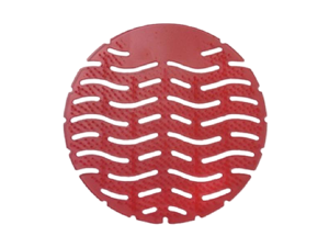 TOUGH GUY 6EPA2 Urinal Screen,Wave,Spiced Apple,PK10