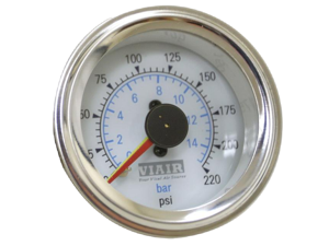 VIAIR 90081 Dual Needle - White Face