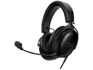 HyperX Cloud III – Wired Gaming Headset, PC, PS5, Xbox Series X|S, Angled 53mm Drivers, DTS Spatial Audio, Memory Foam, Durable Frame, Ultra-Clear 10mm Mic, USB-C, USB-A, 3.5mm – Black