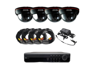 4ch DVR Package - H.264 Elite DVR, dome and IR camera combo power supply and Cables 3G phone support 4ch DVR Package - H.264 Elite DVR, dome and IR camera combo power supply and Cables 3G phone support