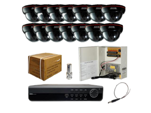 16ch DVR Package - H.264 ELITE DVR, 600 TVL Dome Camera, Power Supply and Cables, 3G phone support (with 1TB HDD) 16ch DVR Package - H.264 ELITE DVR, 600 TVL Dome Camera, Power Supply and Cables, 3G phone support (with 1TB HDD)