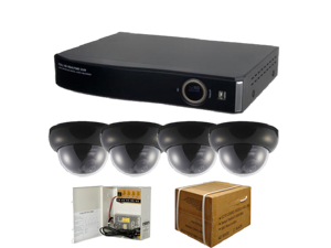 Eyemax 4CH 1080P HD-SDI CCTV Basic DVR Package (White color cameras, NO HDD) Eyemax 4CH 1080P HD-SDI CCTV Basic DVR Package (White color cameras, NO HDD)