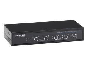 Dvi-D Single-Head Desktop Kvm Switch - Bidirectional Usb, Audio, 4-Port, Gsa, Ta Dvi-D Single-Head Desktop Kvm Switch - Bidirectional Usb, Audio, 4-Port, Gsa, Ta