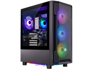 Skytech Shadow Gaming PC Desktop, Ryzen 7 7700 3.8 GHz (5.3GHz Turbo), NVIDIA RTX 5060 Ti 16GB GDDR7, 2TB Gen4 NVMe SSD, 32GB DDR5 RAM RGB, 650W GOLD PSU, Wi-Fi, Win 11