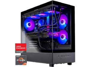 Skytech Azure Gaming PC Desktop, Ryzen 7 7800X3D 4.2 GHz (5GHz Turbo), AMD RX 9070 XT 16GB, 2TB Gen4 NVMe SSD, 32GB DDR5 RAM 6000 RGB, 850W GOLD ATX 3 PSU, 360mm ARGB AIO , Wi-Fi, Win 11,Montech XR