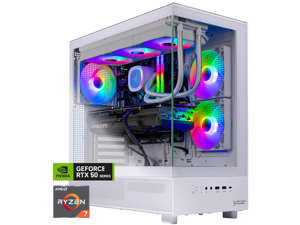 Skytech Gaming Azure 3 Gaming PC, AMD Ryzen 7 9800X3D 4.7GHz, NVIDIA RTX 5070 Ti 16GB, 2TB Gen4 NVMe SSD, 32GB DDR5 6000, 850W GOLD ATX 3 PSU, 360 ARGB AIO , Wi-Fi, Win 11, Desktop, Montech XR